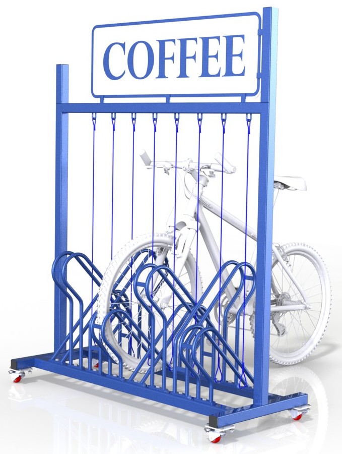 Cafe Bike Rack - Movable / Relocatable